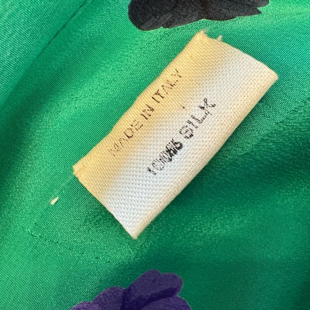 Italian Silk Floral Topper Blouse - Picture 7 of 8